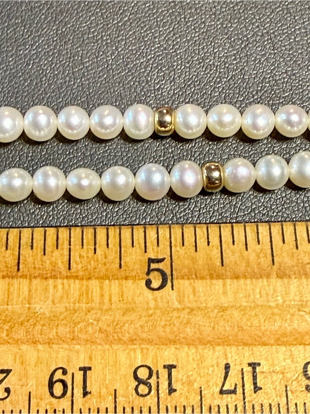 14k Gold Pearl Necklace - Picture 5 of 5